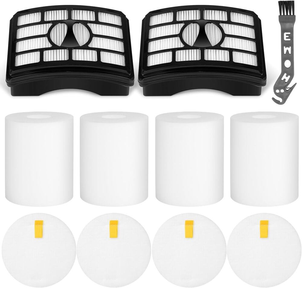 2+4 Pack for Shark NV680 Rotator Filter Replacement DuoClean Power Lift Away Spe
